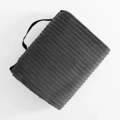 Koc piknikowy ciemnoszary 150x200 cm