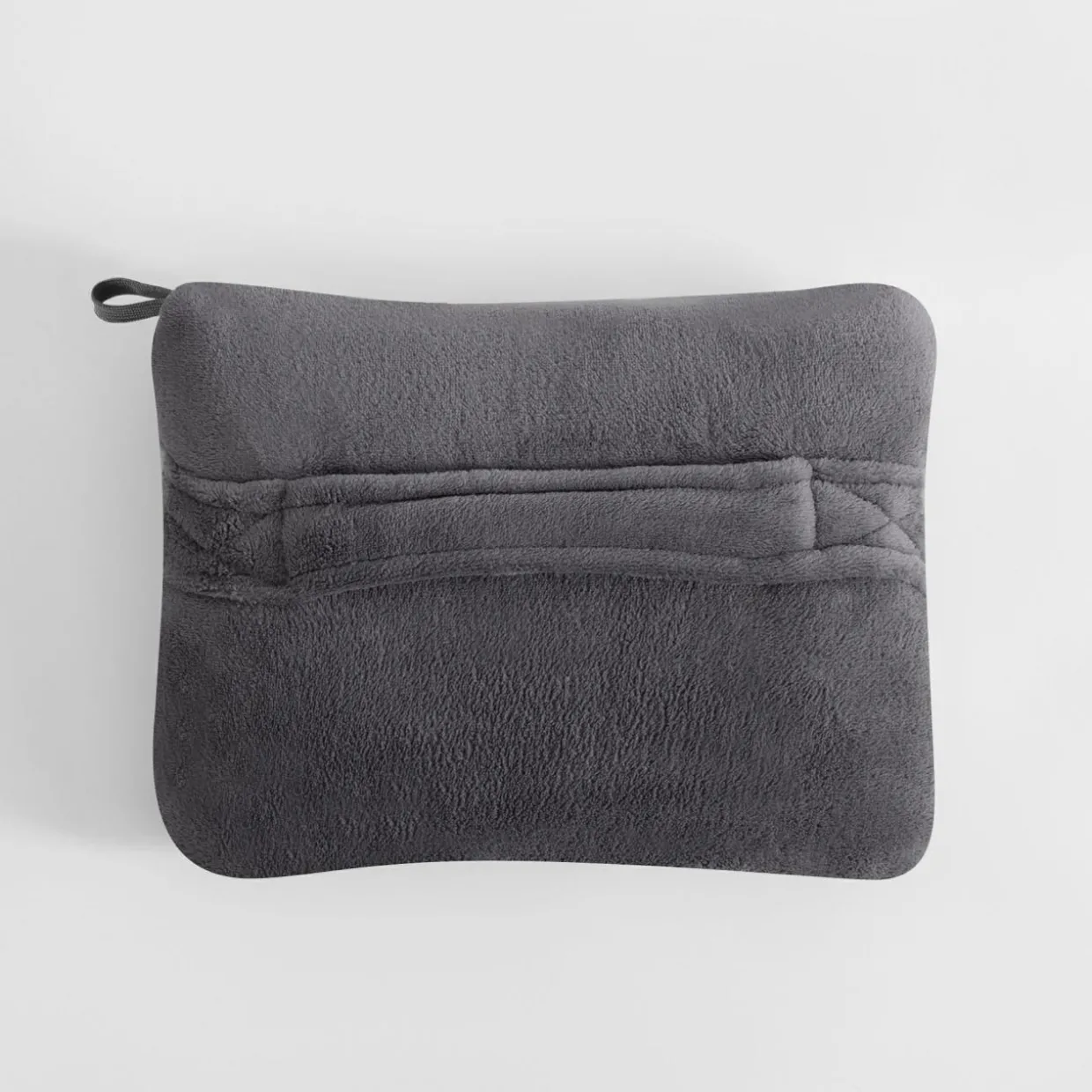 Koc podróżny 2w1, szary TRAVEL BLANKET 130x160 cm