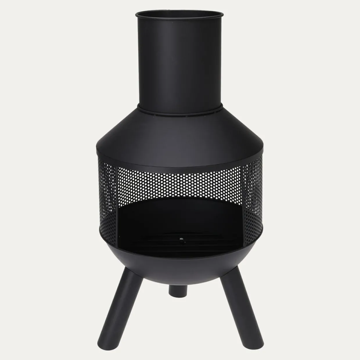 Kominek ogrodowy metalowy 37x76 cm