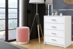 Komoda biała GRAZ 4S