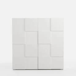 Komoda biała nowoczesna dwudrzwiowa PATRIK