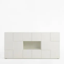 Komoda biała nowoczesna szeroka PATRIK