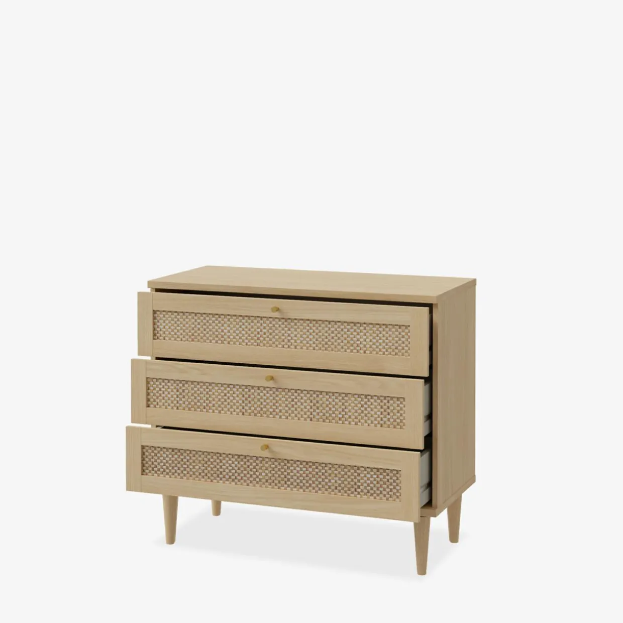 Komoda boho z 3 szufladami CALASETTA