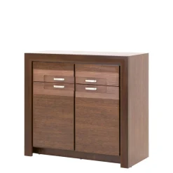 Komoda ciemny brąz dwudrzwiowa PARIS