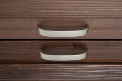 Komoda ciemny brąz szeroka trzydrzwiowa PARIS