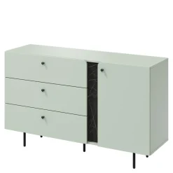 Komoda do salonu szałwiowa LIV