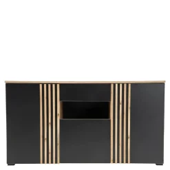 Komoda do salonu z lamelami MALAGA