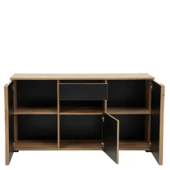 Komoda do salonu z lamelami MALAGA