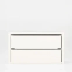 Komoda do szafy INNER II z 2 szufladami BASIC 75 cm biała
