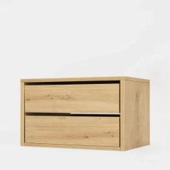 Komoda do szafy INNER II z 2 szufladami BASIC 75 dąb artisan