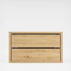 Komoda do szafy INNER II z 2 szufladami BASIC 75 dąb artisan