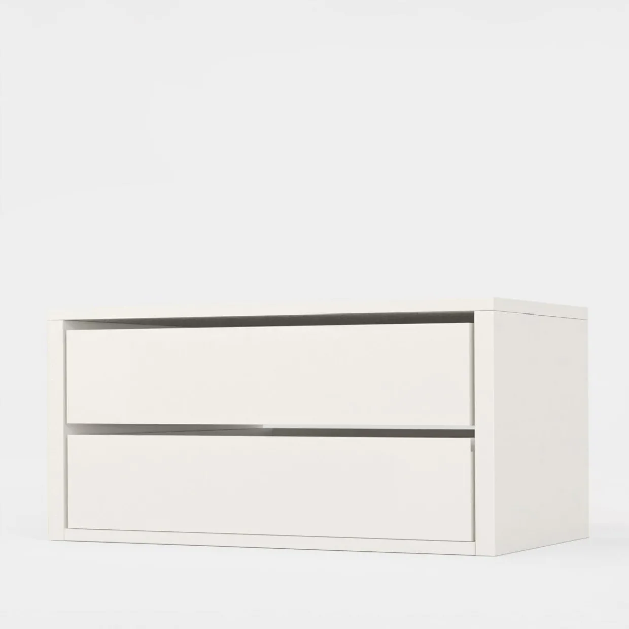 Komoda do szafy INNER II z 2 szufladami BASIC 100 biała