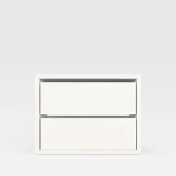 Komoda do szafy z 2 szufladami 50 cm ADBOX S biała