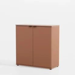 Komoda 2-drzwiowa GANYMEDE terracotta
