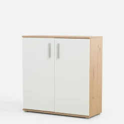 Komoda 2-drzwiowa IKOLI biała