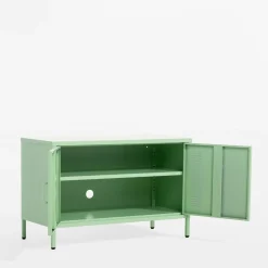 Komoda 2-drzwiowa SOLANS jasnozielona
