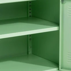 Komoda 2-drzwiowa SOLANS jasnozielona