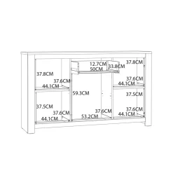 Komoda 3-drzwiowa z szufladą SAN CAYETANO
