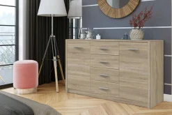 Komoda GRAZ 2D4S dąb sonoma