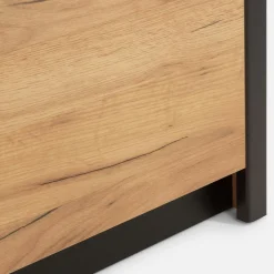 Komoda MALI 2D4S dąb craft/czarny