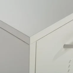 Komoda metalowa z szufladami BLEIZ jasnoszara