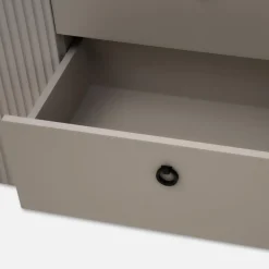 Komoda ryflowana do salonu DOMINICA