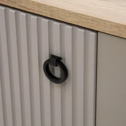 Komoda ryflowana do salonu DOMINICA