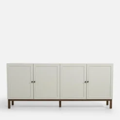 Komoda szara z szufladą PENKRIDGE 199.3 cm