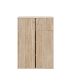 Komoda TEMPRA 2 wysoka 2D2S dąb sonoma