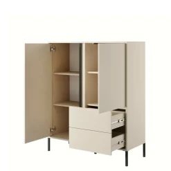 Komoda wysoka beżowa DAST