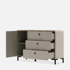 Komoda z szafką i szufladami DOMINICA