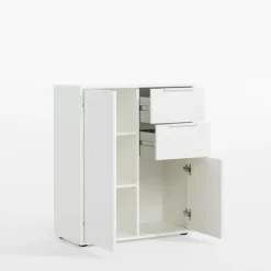 Komoda z szufladami biały połysk ESPRESSO