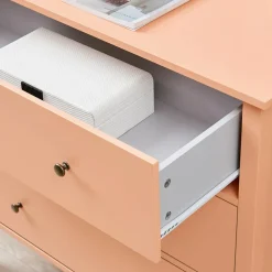 Komoda z szufladami brzoskwiniowa TIXER