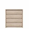 Komoda z szufladami dąb sonoma NORTON