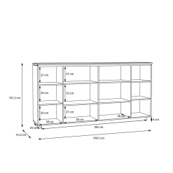 Komoda z witryną LOUOTO