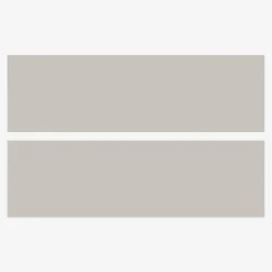 Komplet 2 cokołów BASIC PLUS z uszczelką i 2 narożnikami BP/CB2X50/10 clay grey