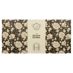 Komplet 6 filiżanek ze spodkami ROYAL ENGLISH ROSES BLACK 250 ml