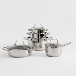 Komplet 5 garnków z zestawem tarek 14 el.