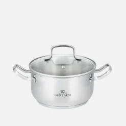 Komplet 4 garnków ze stali nierdzewnej SIMPLE 9 el.