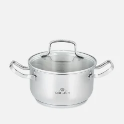 Komplet 4 garnków ze stali nierdzewnej SIMPLE 9 el.