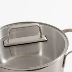 Komplet 3 garnków ze stali nierdzewnej AMBIENTE