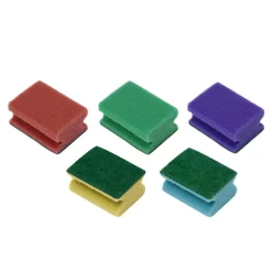 Komplet 5 gąbek kuchennych do zmywania