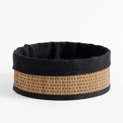 Komplet 3 koszy bambusowych okrągłe