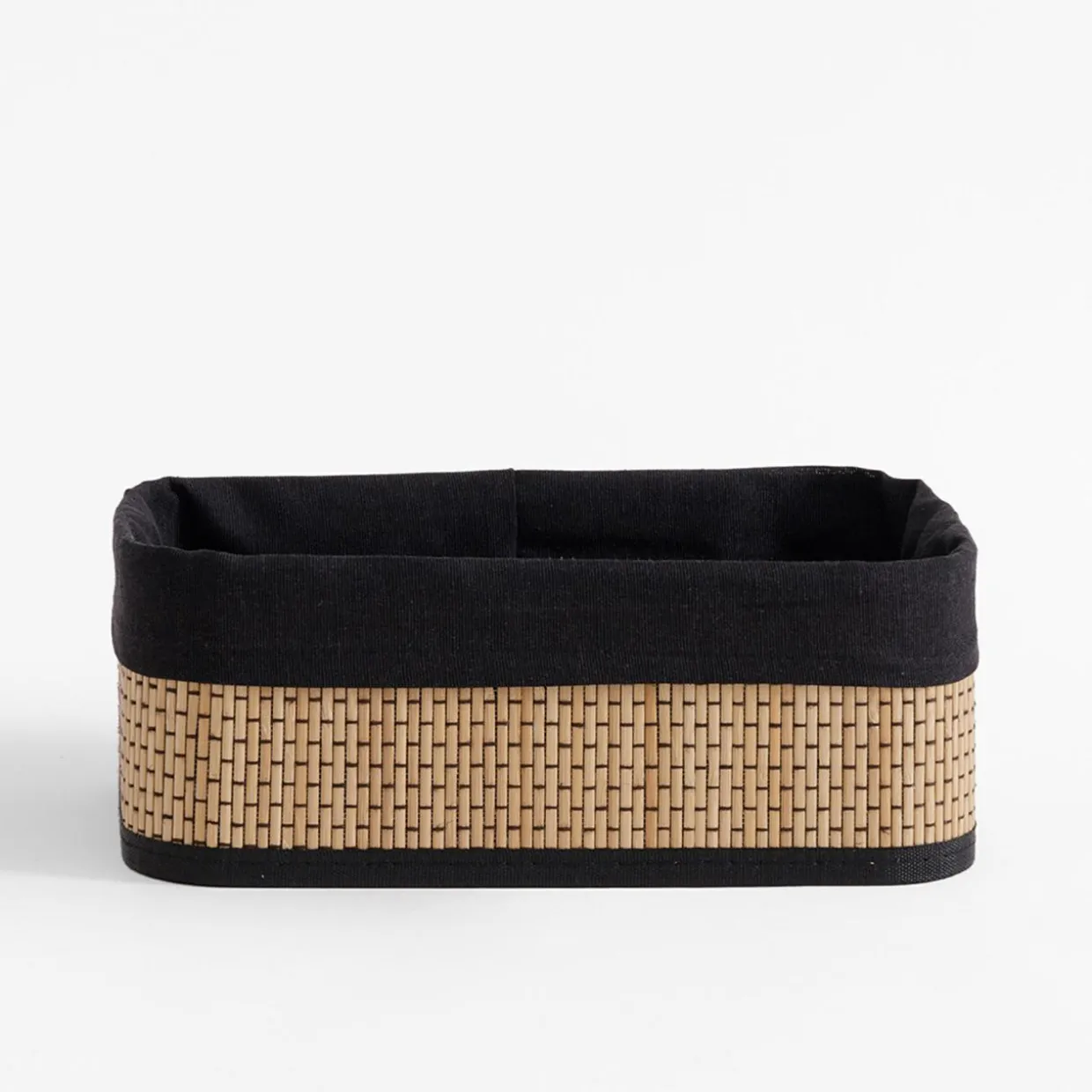 Komplet 3 koszy bambusowych prostokątne