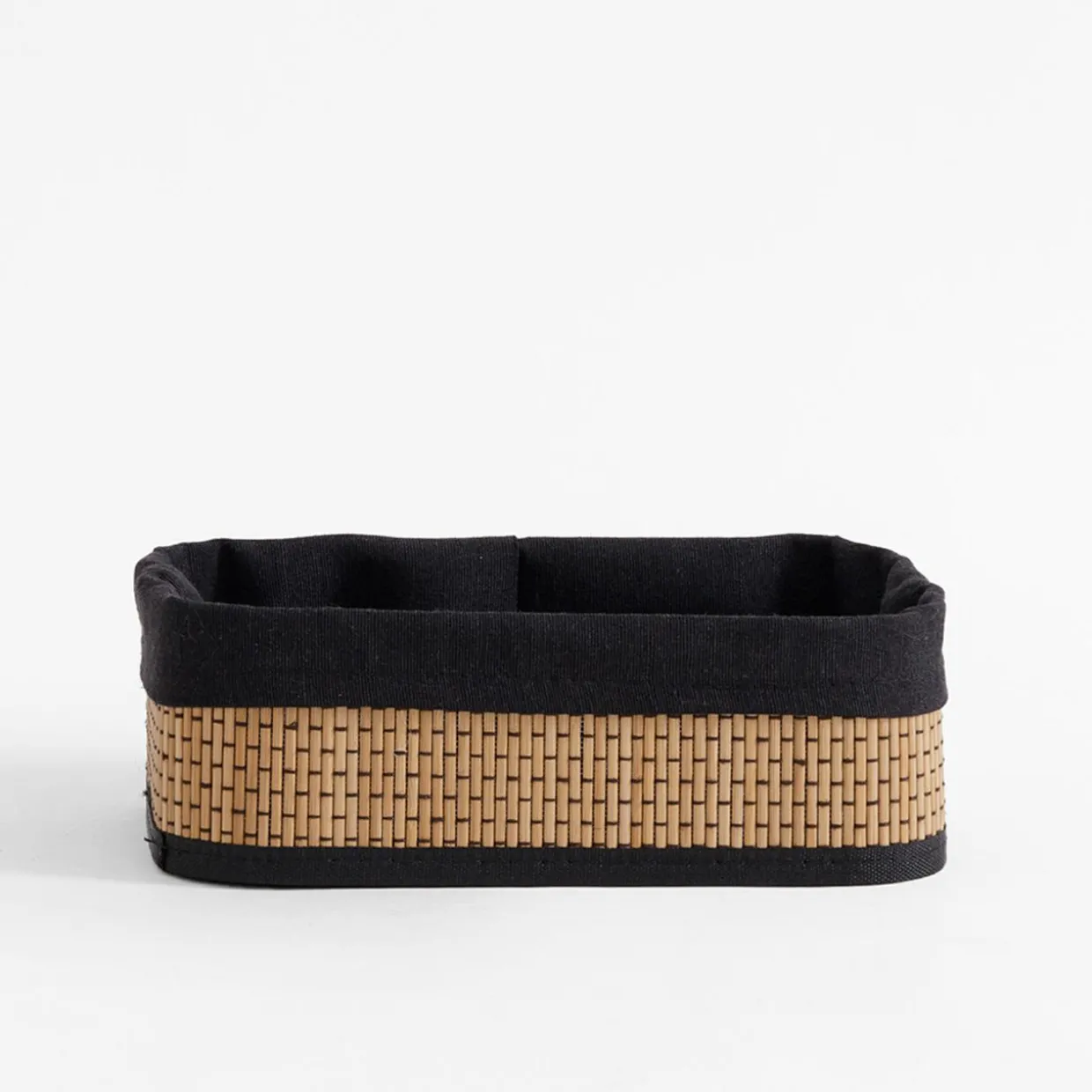 Komplet 3 koszy bambusowych prostokątne