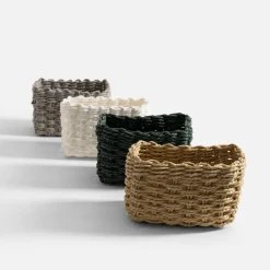 Komplet 3 koszy do przechowywania, biały