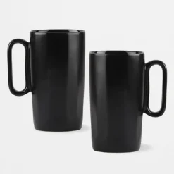 Komplet 2 kubków czarnych FUORI 330 ml