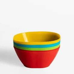 Komplet 8 misek plastikowych 350 ml