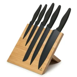 Komplet 5 noży na bloku magnetycznym