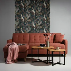 Komplet 2 okrągłych stolików KARMONY